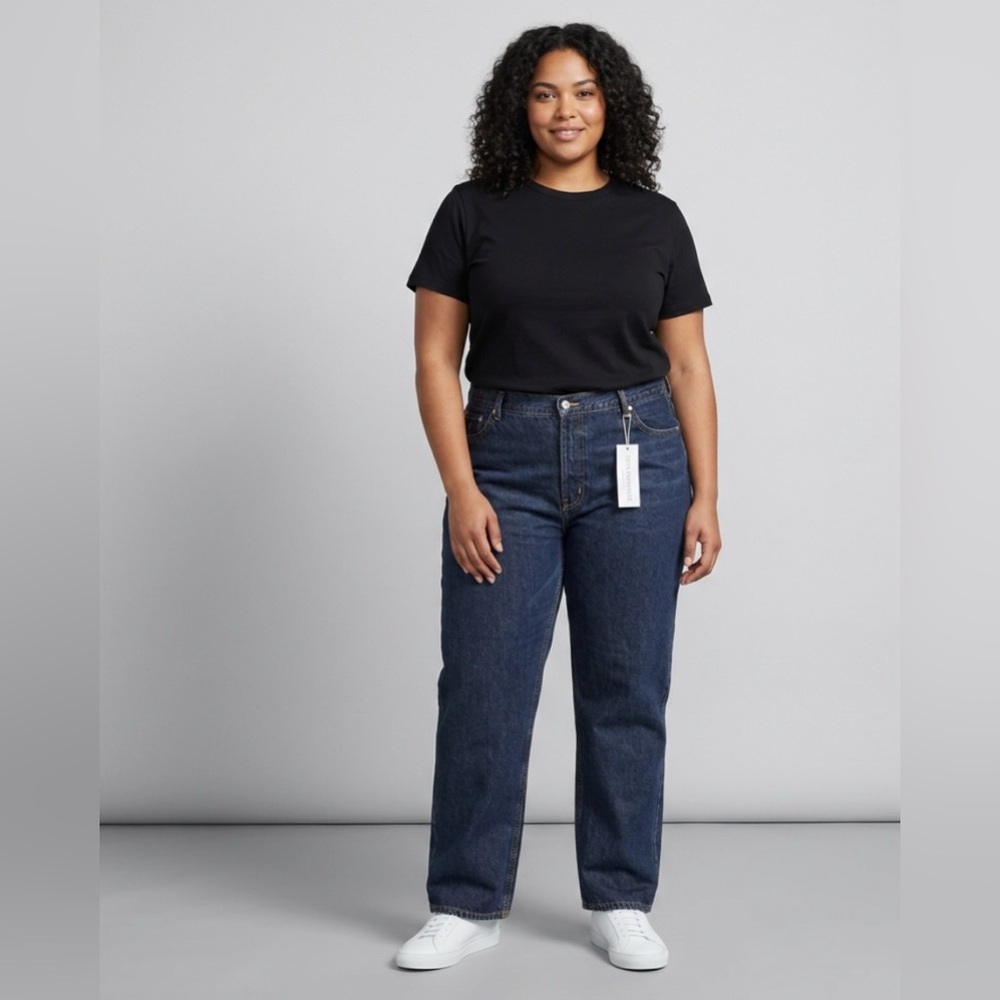 Frances Valentine Blue  Casey Jean | Size 16  Cotton Womens Pant New